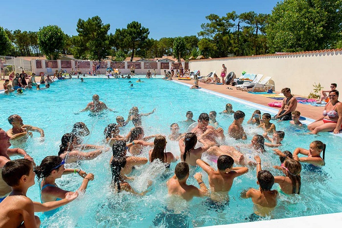 piscine du camping en Vendée