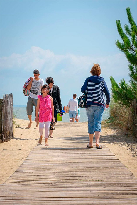 Camping avec accès direct à la plage en Vendée