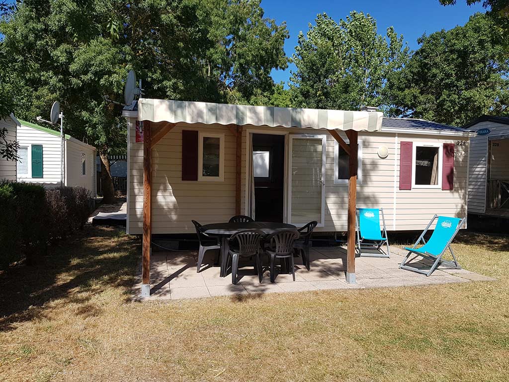 Mobile-Home Standard 3 chambres + terrasse (coté plage)