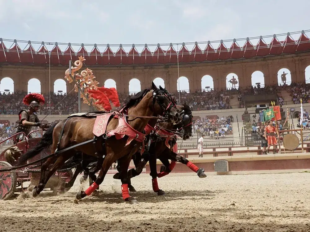 camping lescale du perthuis en vendee spectacle char puy du fou