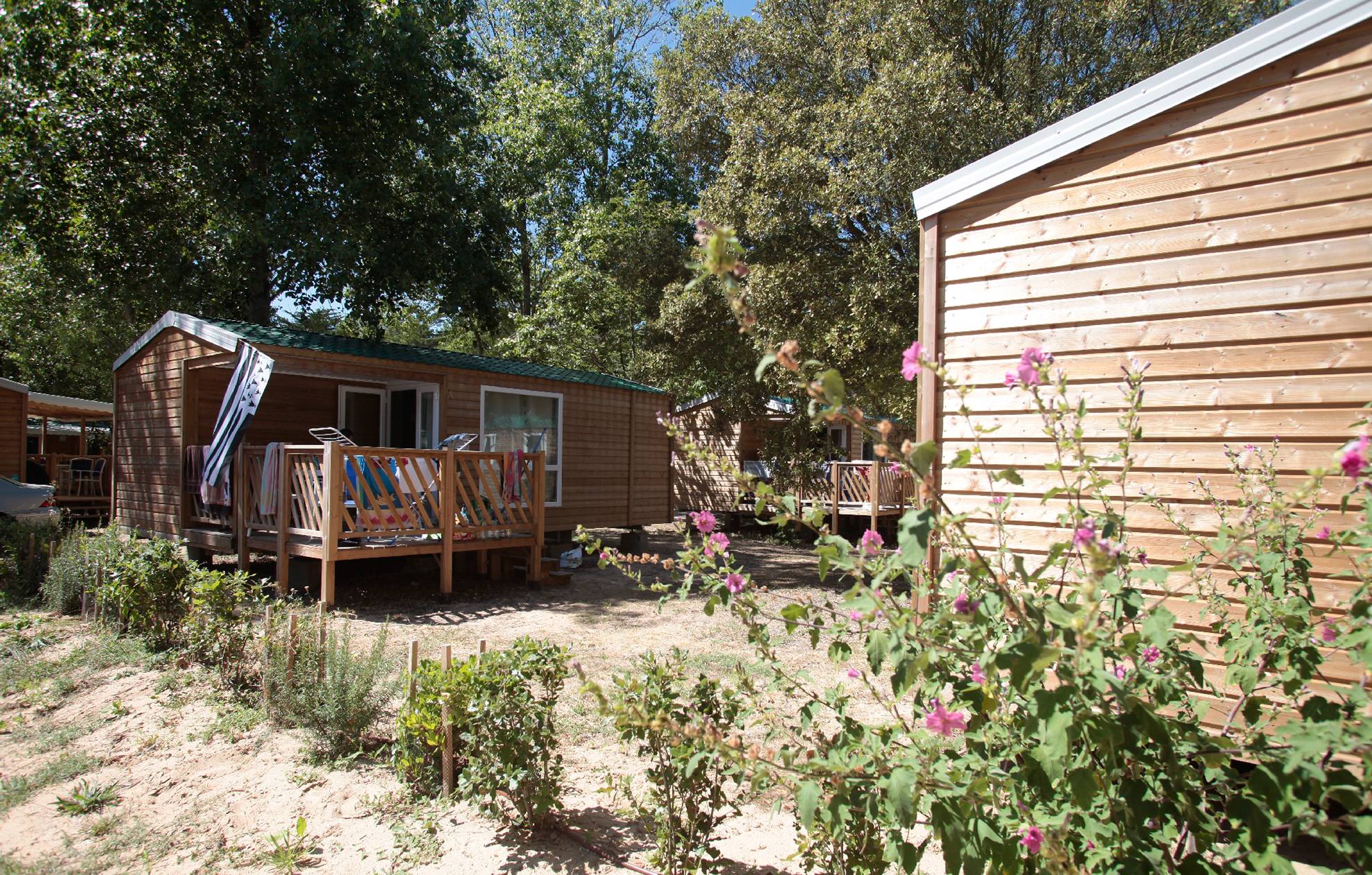 Mobil-Home Standard 25m² 2 chambres + terrasse semi-couverte